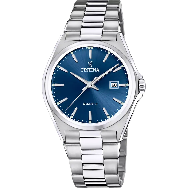 Festina Classics Stainless Steel Analog Mens Watch I Model F20552/3 Quartz Movement