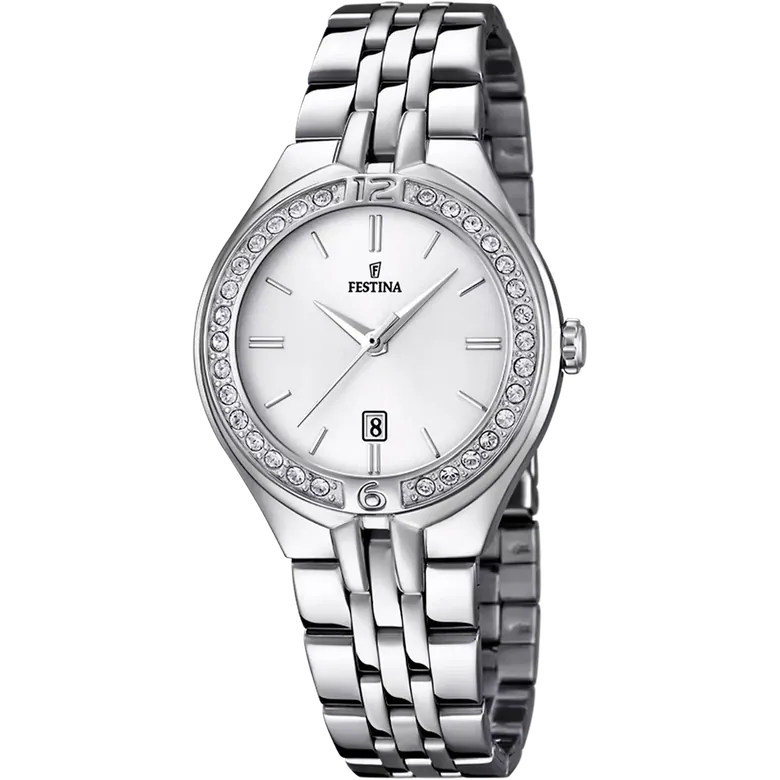Festina Mademoiselle Stainless Steel Analog Ladies Watch I Model F16867/1 Quartz Movement