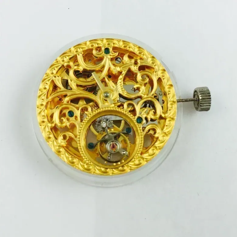 Seagull tourbillion 800K Gold movement
