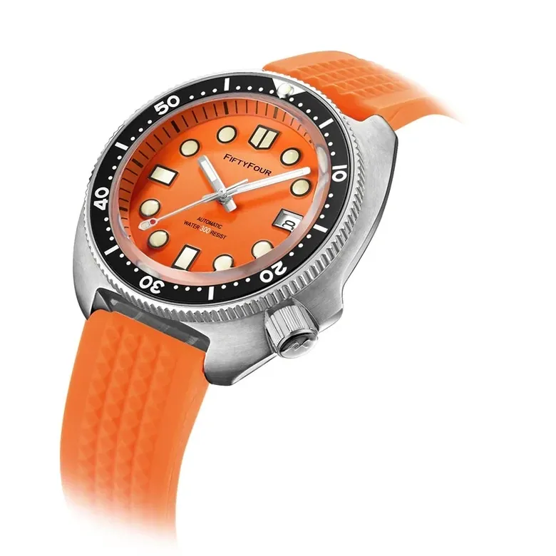 Orange Collectible 6105-8000 slim diver's watch
