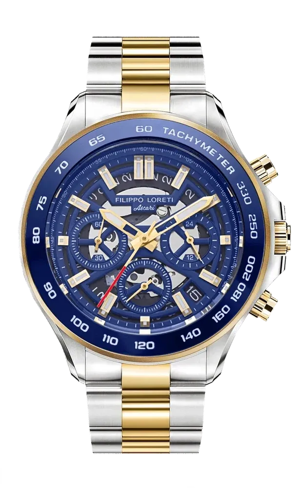 Ascari Monza Skeleton Two Tone Blue