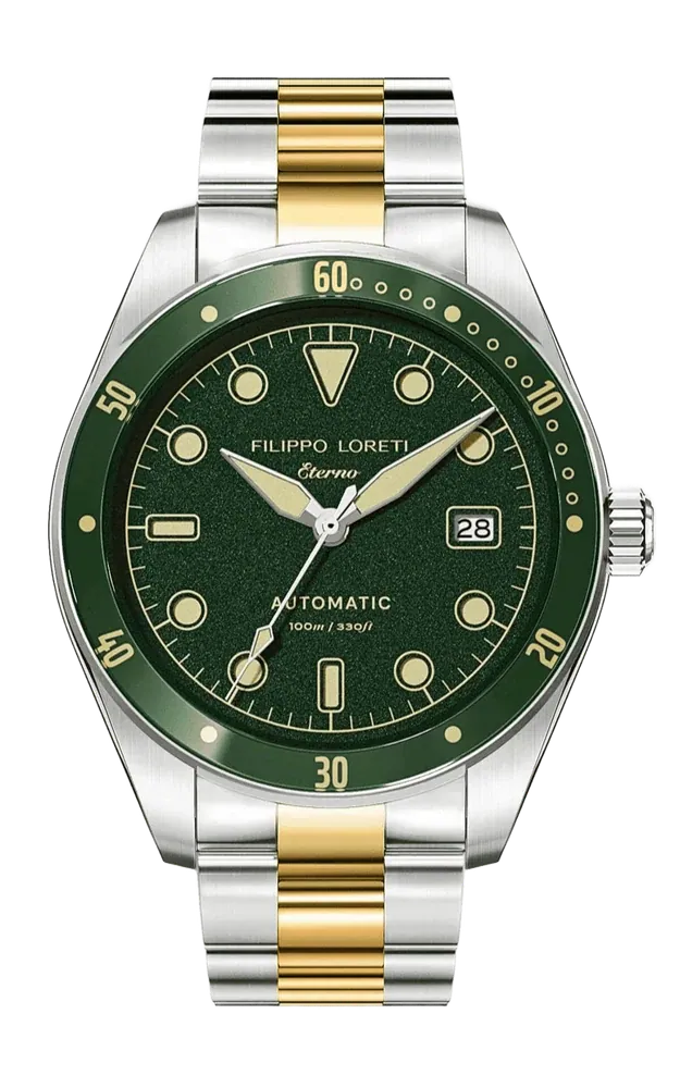 Eterno Automatic Two Tone Gold Diver