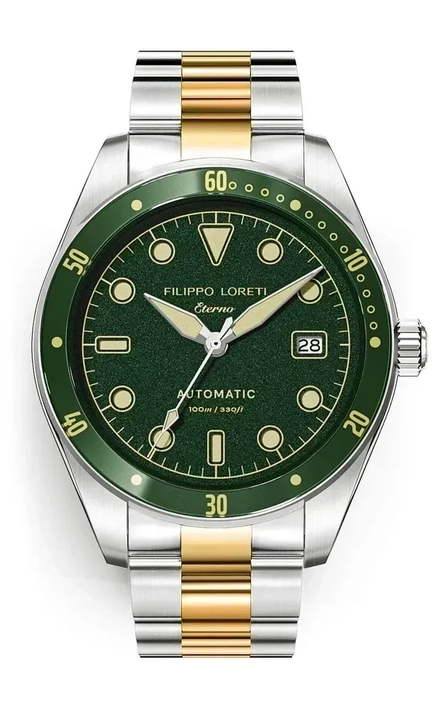 BOGO: Eterno Automatic Two Tone Gold Diver