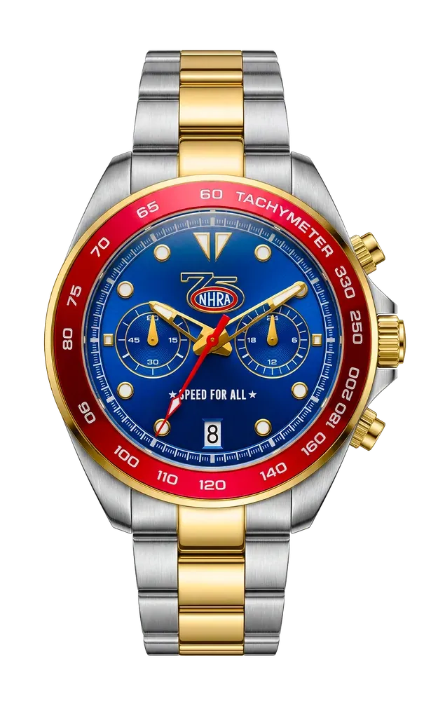 NHRA 75 Red & Blue Chronograph