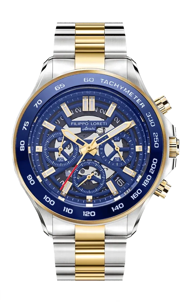 BOGO: Ascari Monza Skeleton Two Tone Blue