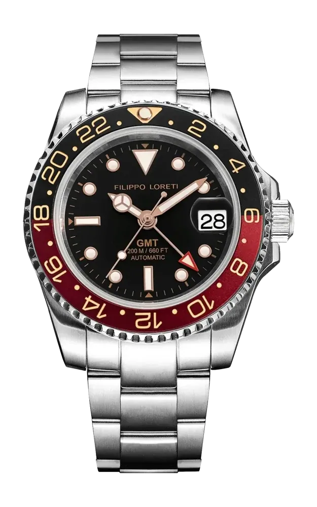 BOGO: Aquadiver GMT Automatic Black & Red