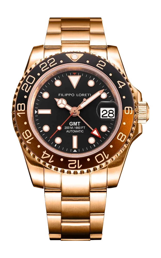 BOGO: Aquadiver GMT Automatic Rose Gold