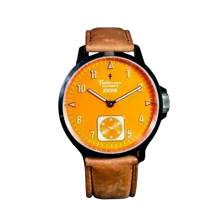 Münchner Small Seconds Watch – Southland Orange