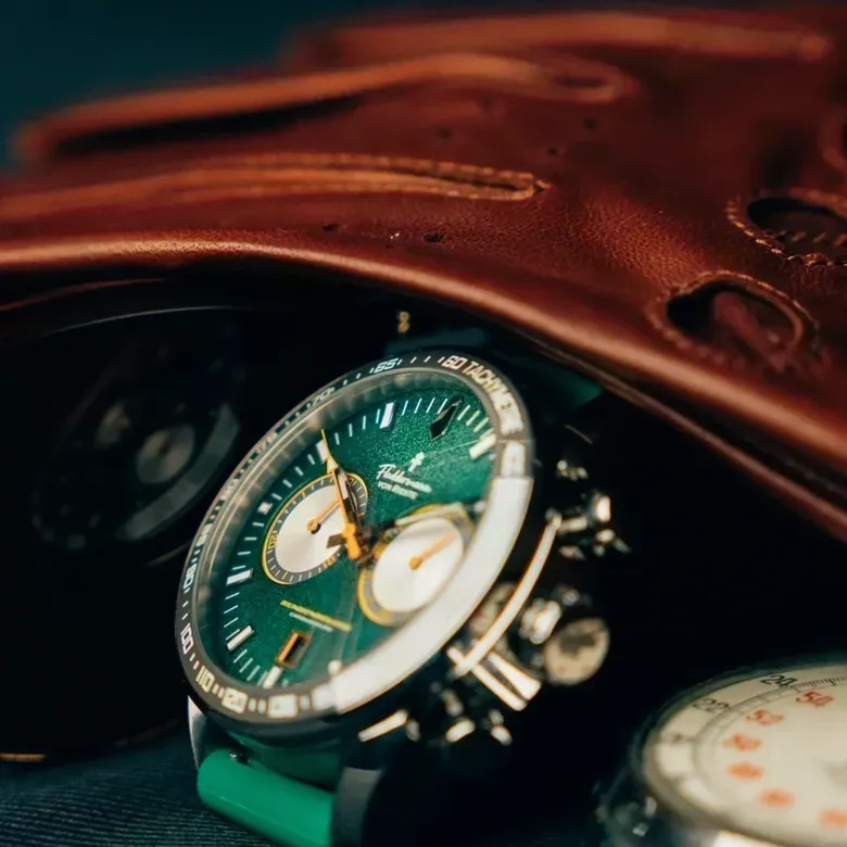 Rundenrekord Chronograph – Racing Green