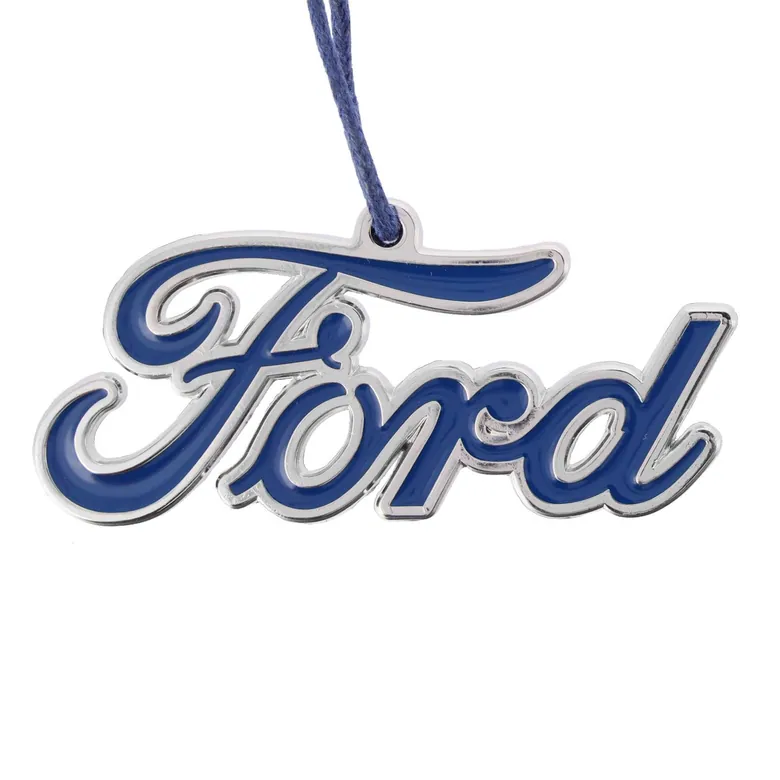 Ford Script Holiday Ornament- Official Ford Merchandise