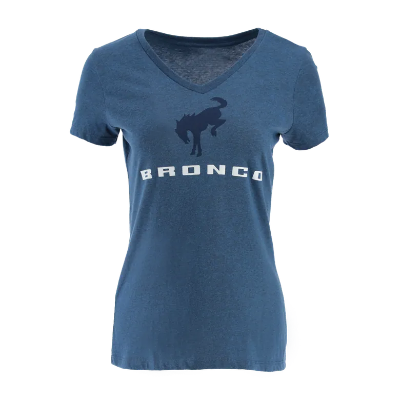 Ford Bronco Womens Shirt | Stacked Logo - Official Ford Merchandise