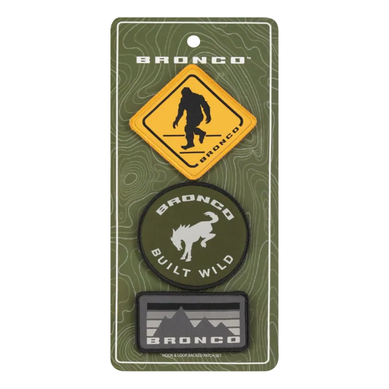 Ford Bronco Patches | 3 Pack - Official Ford Merchandise
