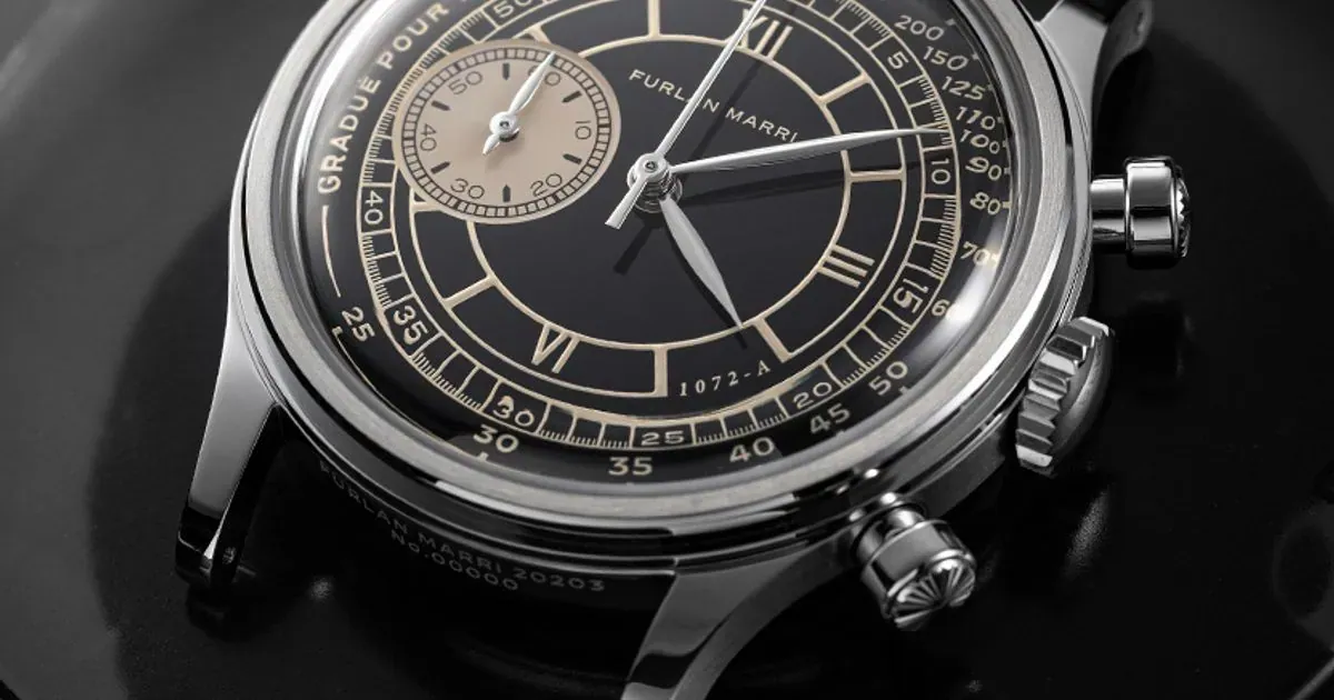 Nero Sabbia - Vintage Mechaquartz Chronograph | Furlan Marri