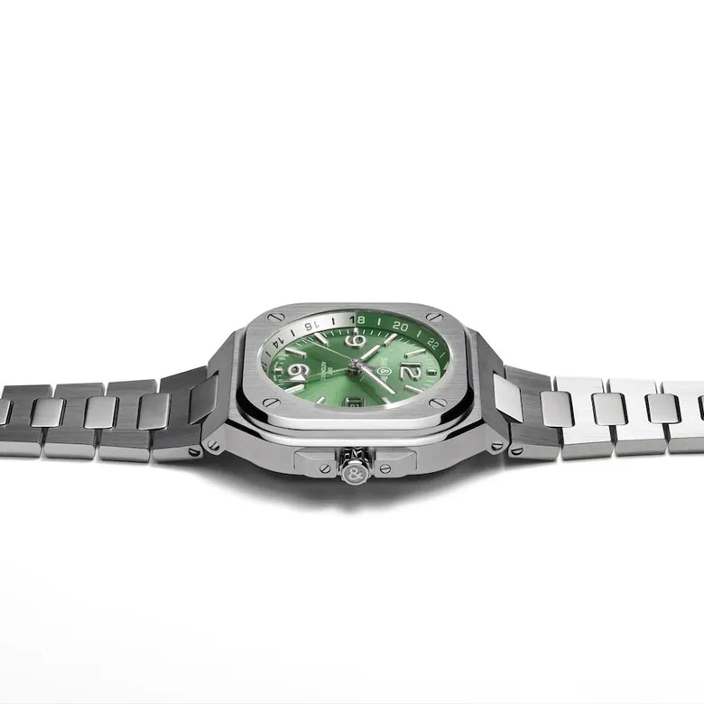 Introducing: Bell & Ross BR-05 GMT Green Steel—Green With Envy, Built for Travel