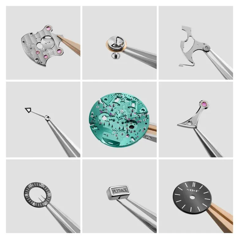Introducing: MB&F LM Sequential Flyback EVO—Titanium and Aquamarine Dial Plate