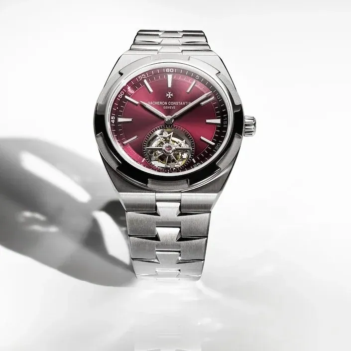 Introducing: Vacheron Constantin Overseas Tourbillon Deep Red in Titanium