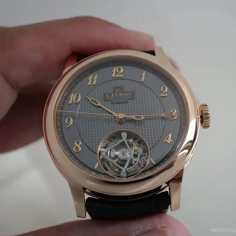 Introducing: L. Leroy Elyor Tourbillon Seconde Centrale—An Exquisite Timepiece in Three Metals (Live Photos)