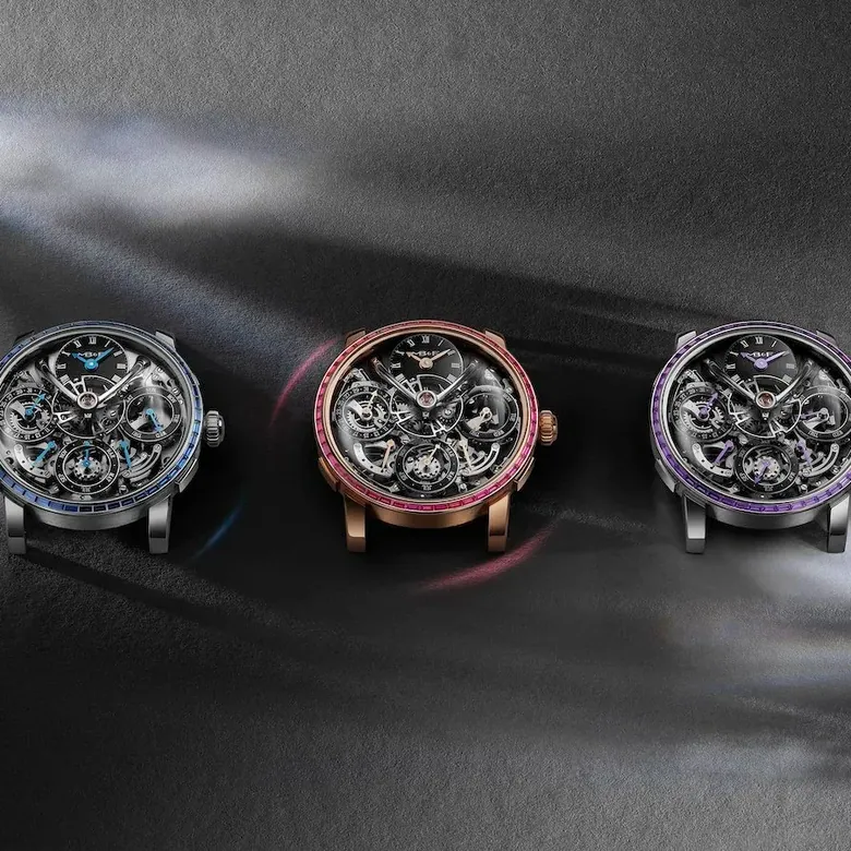 Introducing: MB&F LM Perpetual Chromatic Editions with Baguette Gemstone Bezels