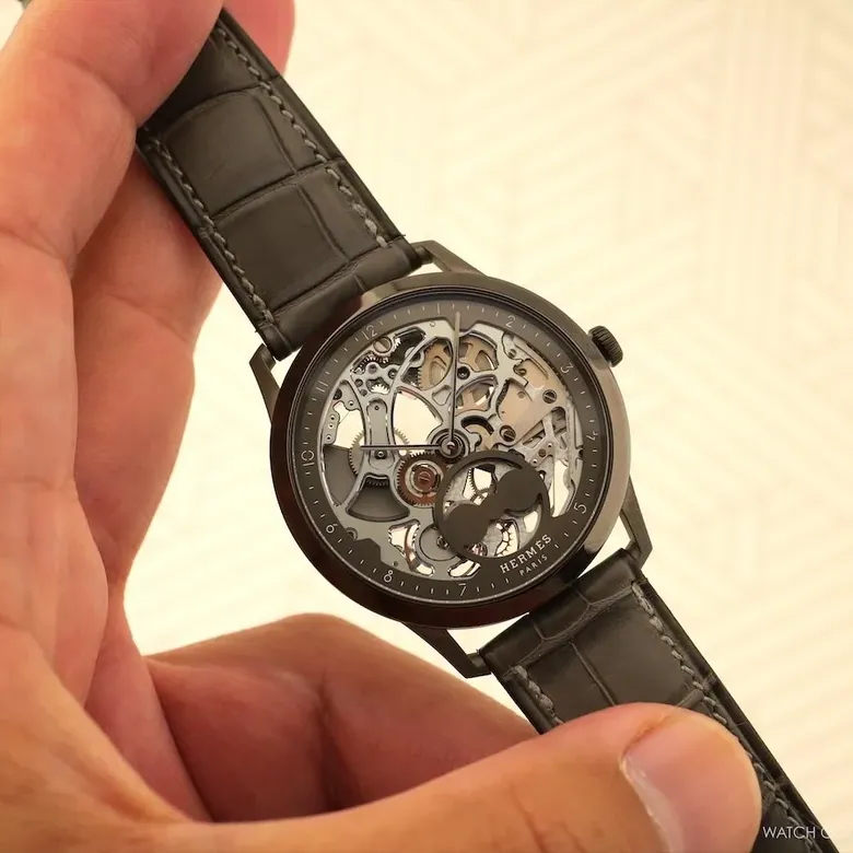 Introducing: Slim d'Hermès Squelette Lune Titanium (Live Photos)