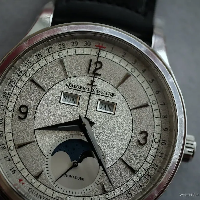Insider: Jaeger-LeCoultre Master Control Calendar Two-Tone Grey Dial. Hands
