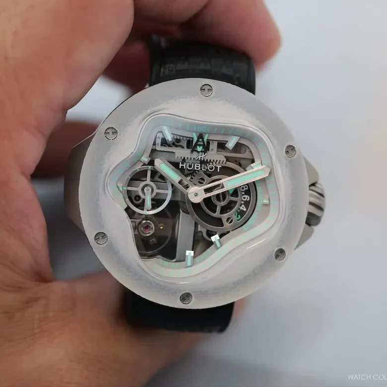 Insider: Hublot MP-17 Meca-10 Arsham Splash Titanium Sapphire. Hands