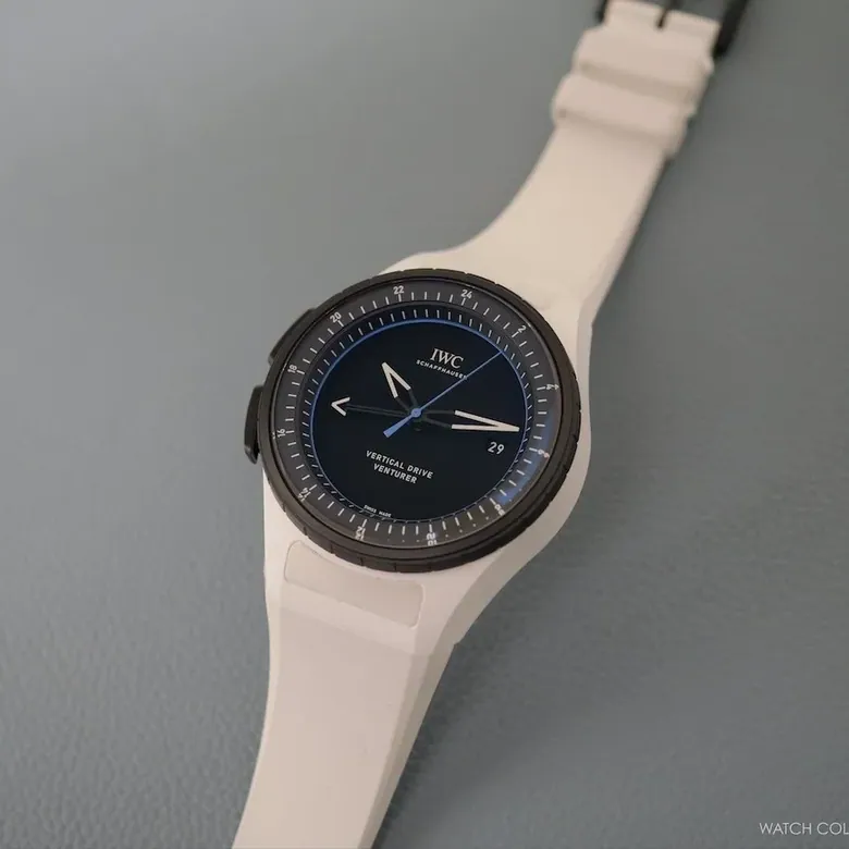 Introducing: IWC Pilot's Venturer Vertical Drive—The Crownless Watch for Space (Live Photos)