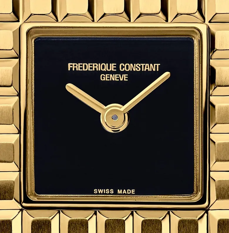 Introducing: Frederique Constant Manchette Golden PVD with Onyx Dial
