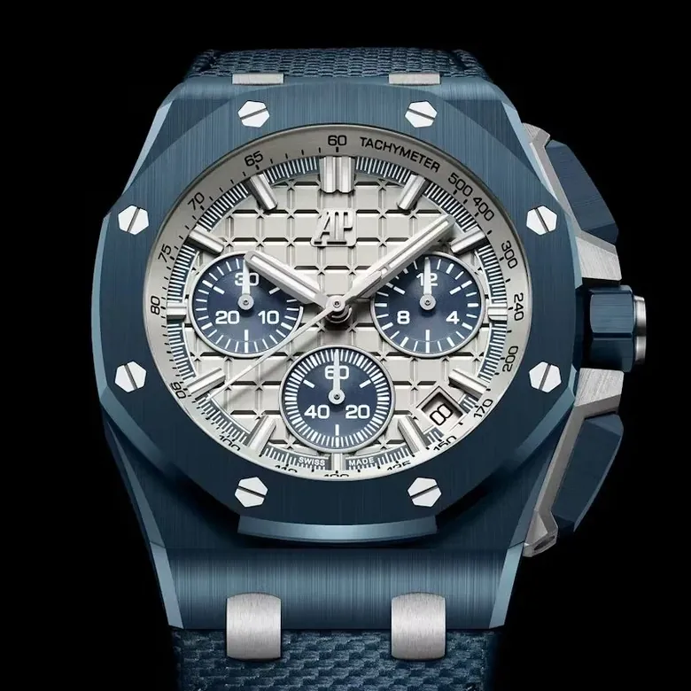 Introducing: Audemars Piguet Royal Oak Offshore Chronograph 43mm—Bleu Nuit Ceramic and Smoked Green Titanium