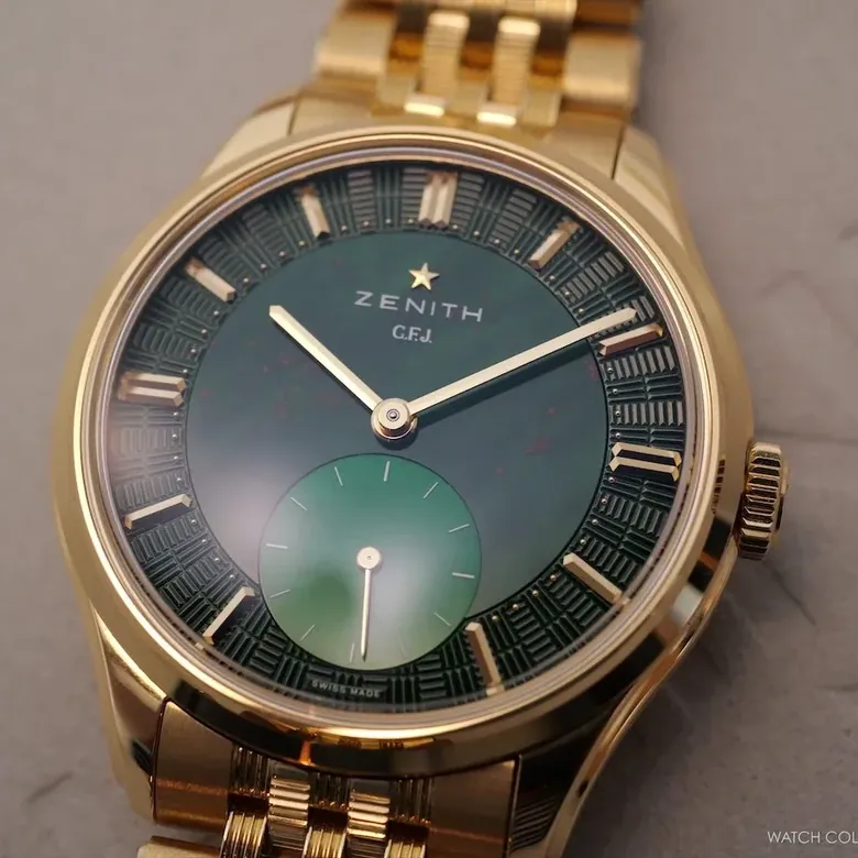 Introducing: Zenith G.F.J. Calibre 135 Yellow Gold and Bloodstone Dial (Live Photos)