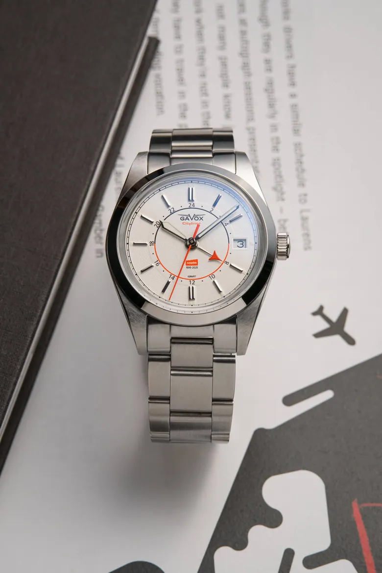 Gavox Cityliner GMT – Stainless Steel Version (36mm)
