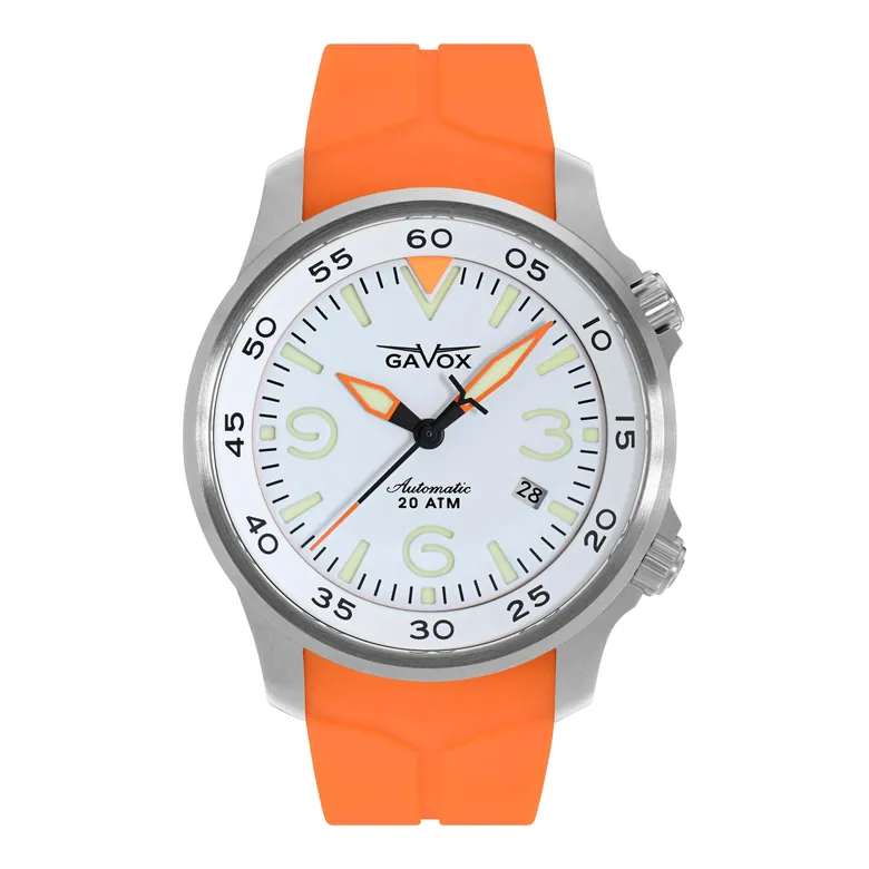 Gavox AviDiver (White Steel)