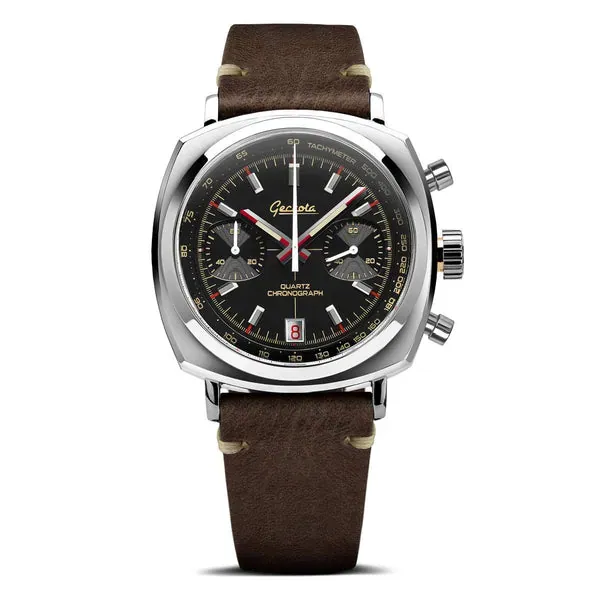 Chronotimer Chronograph Watch Gloss Black Racing Dial