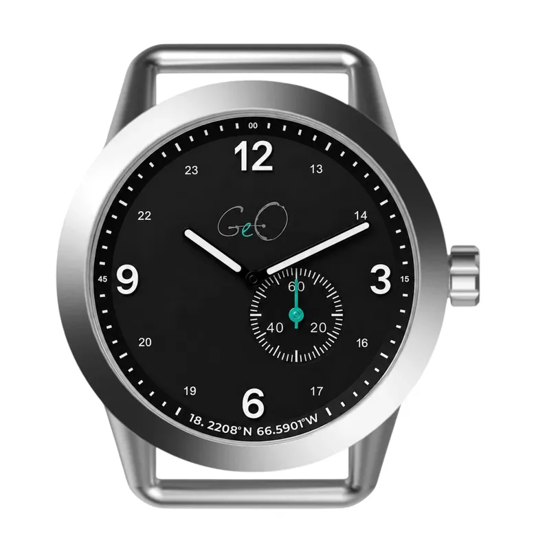 Geo Cofresi Tool Navigator Watch Stainless - Black Dial 41mm