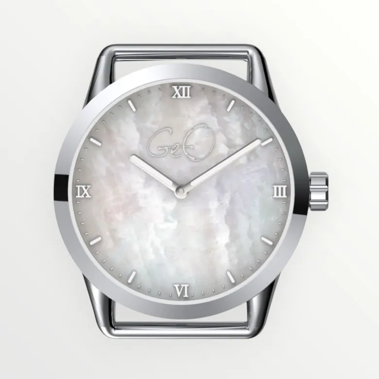 Geo Bio Bay Mother of Pearl Polished Watch