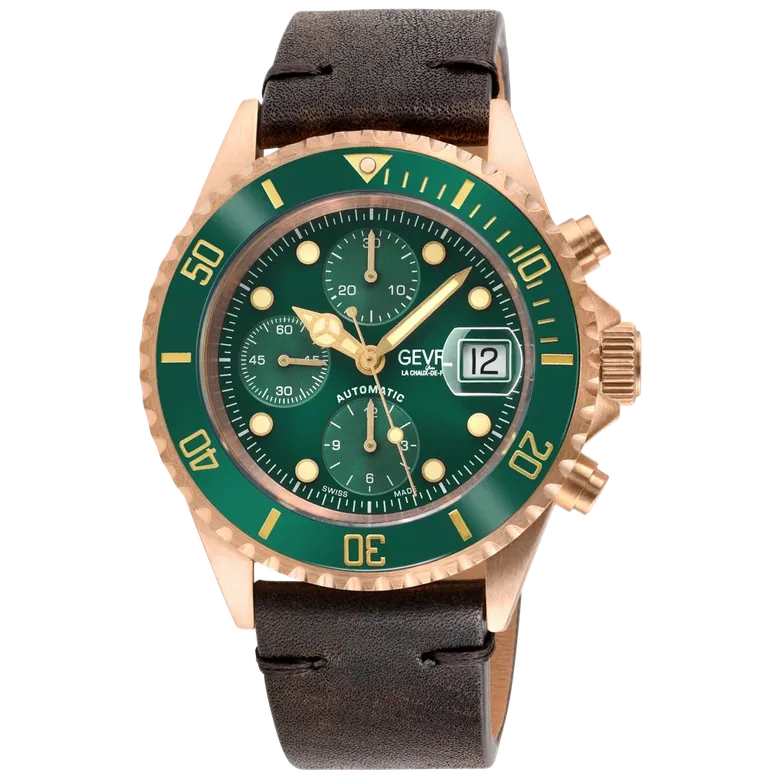 Gevril Wall Street Bronze - Chronograph