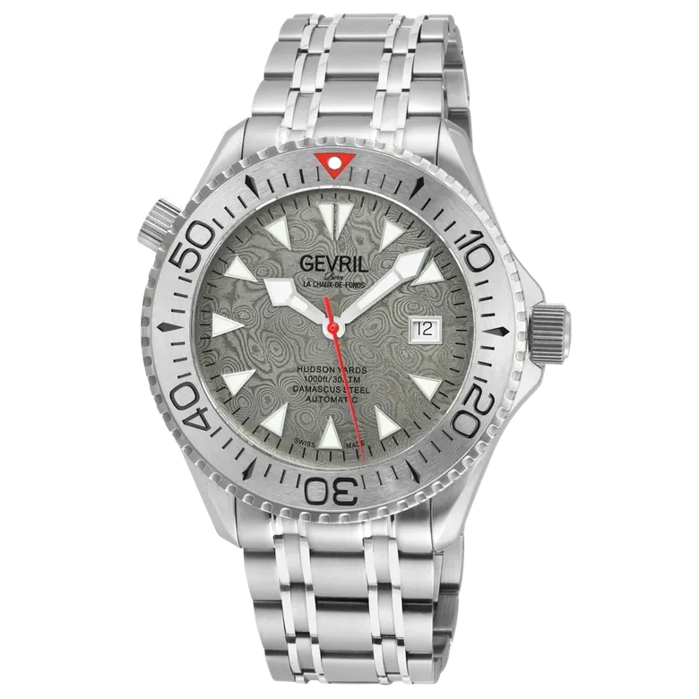 Gevril Hudson Yards - Diver - Damascus Dial