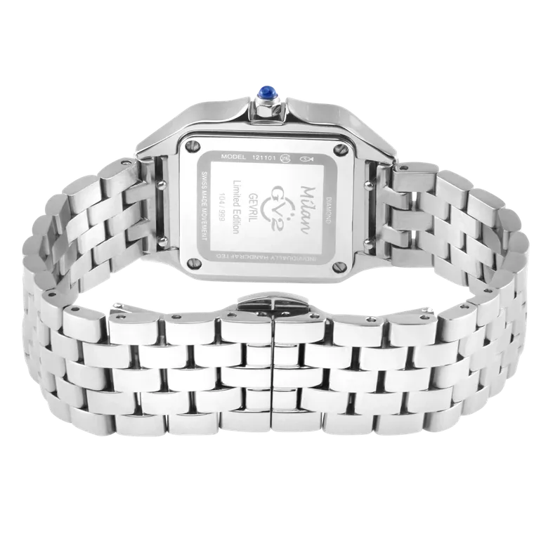 GV2 Milan Diamond Swiss Quartz Stone dial Edition- Turquoise