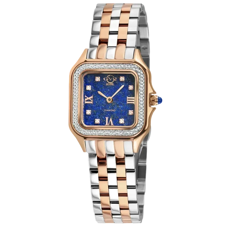 GV2 Milan Diamond Swiss Quartz Stone dial Edition - Blue Lapis