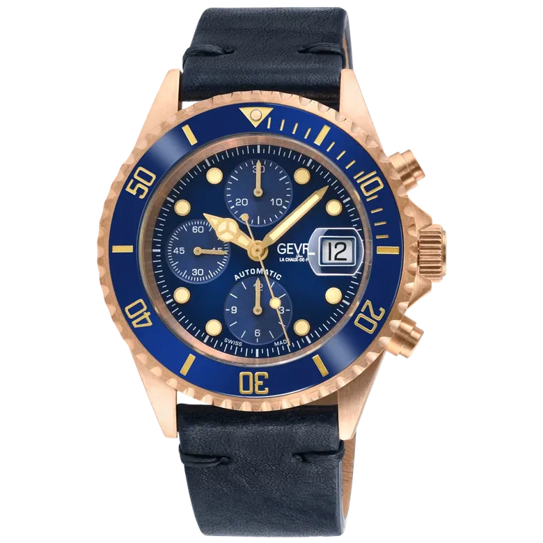 Gevril Wall Street Chronograph - Bronze