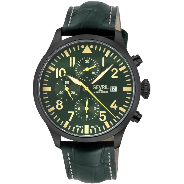 Gevril Vaughn Chronograph- Pilot