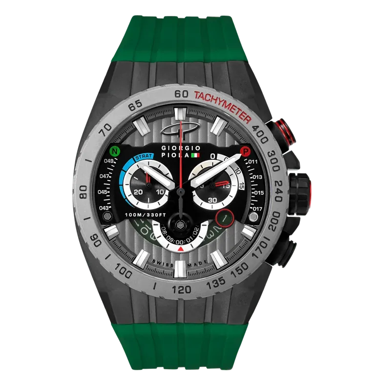Speedtrap - Green Swiss Sport Chrono Watch