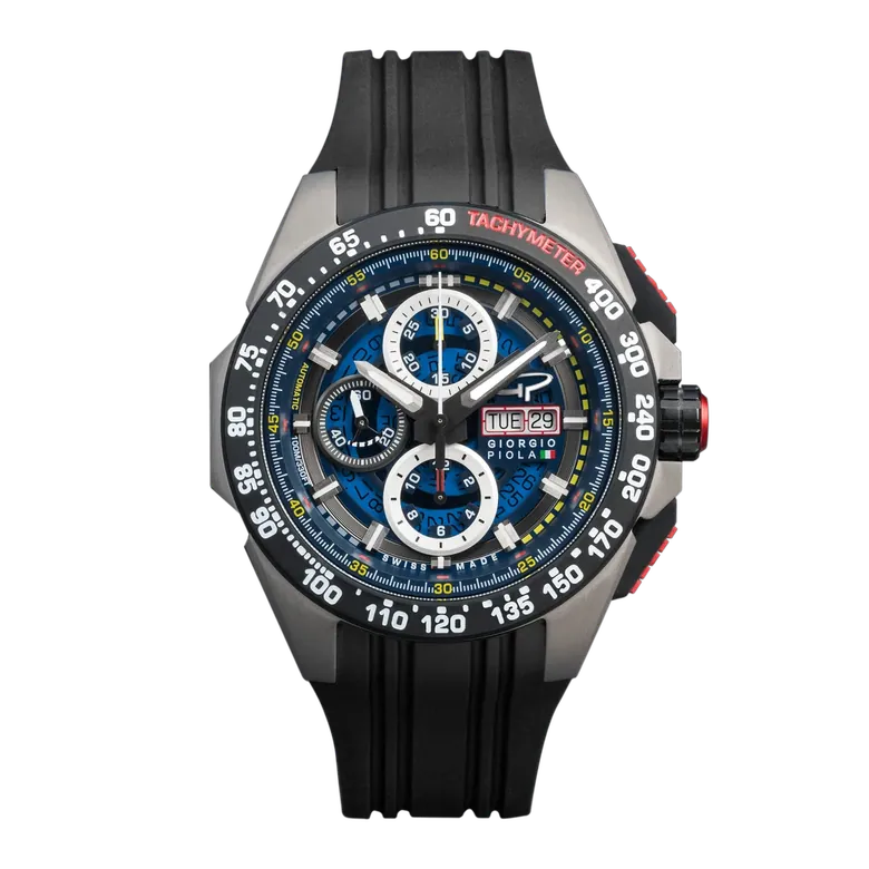 G5 Delta - Black Automatic Titanium Swiss Sport Chrono Watch