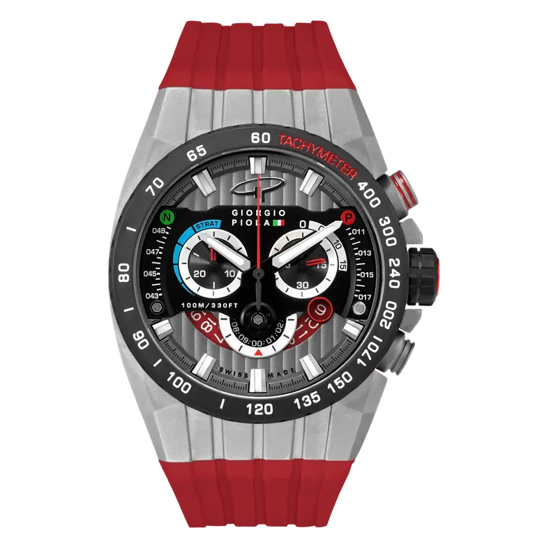 Speedtrap - Red Swiss Sport Chrono Watch