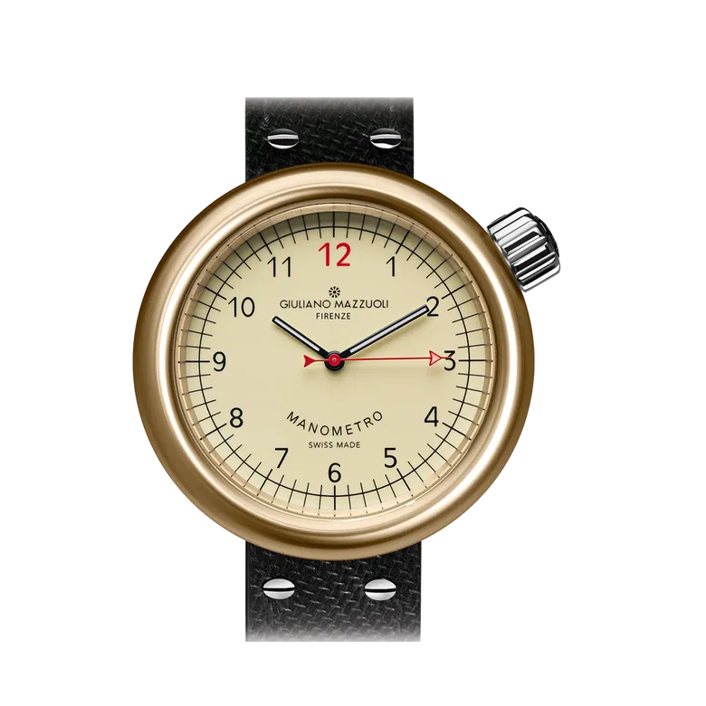 Manometro Bronze Ivory by Giuliano Mazzuoli Watches