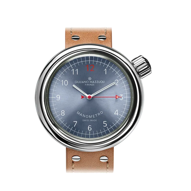 Manometro Soleil Blue Mother of Pearl by Giuliano Mazzuoli Watches