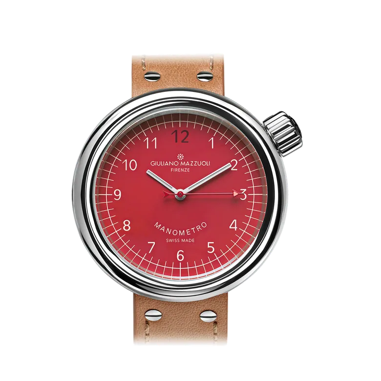 Manometro Red by Giuliano Mazzuoli Watches