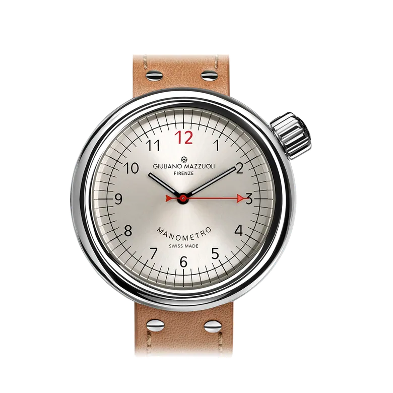 Manometro Soleil Silver by Giuliano Mazzuoli Watches