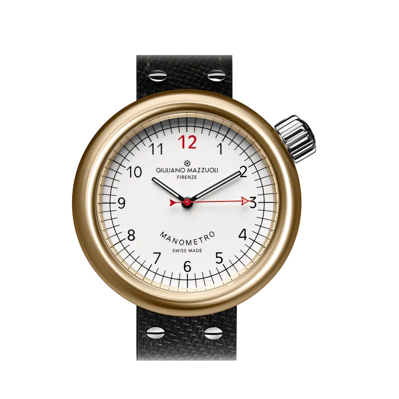 Manometro Bronze White by Giuliano Mazzuoli Watches