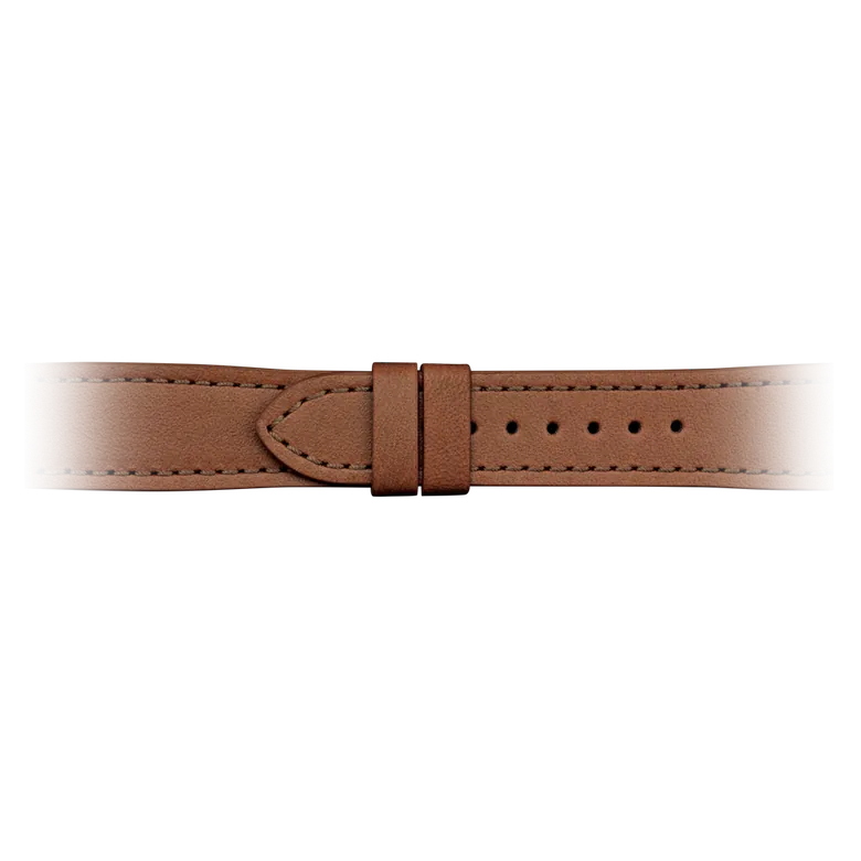 Brown leather strap by Giuliano Mazzuoli Watches
