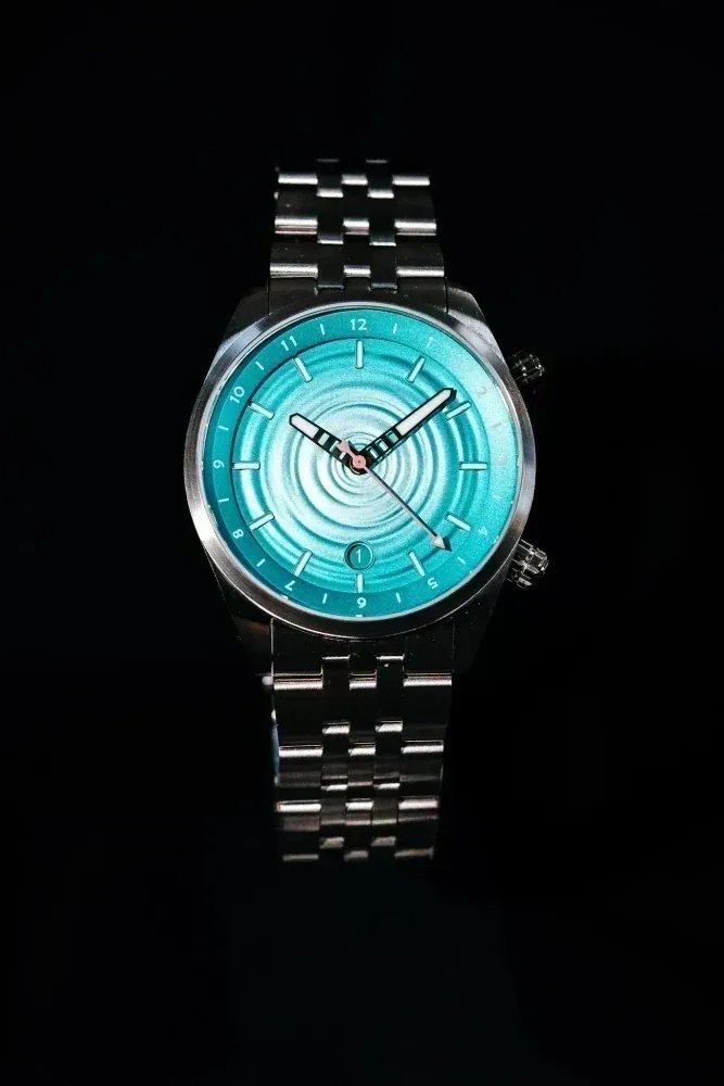 Pre-Order The Aqua Skipping Stone Watch